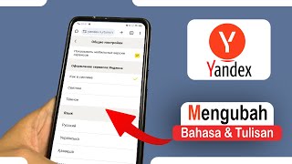 Tips Untuk Mengubah Bahasa Pada Browser Yandex Atau Web Yandex [upl. by Hedwiga]