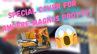 Ampere Magnus Pro Accessories Review  CoverSporty RedBlue Two wheeler Ampere Cover  Review [upl. by Adamsun958]