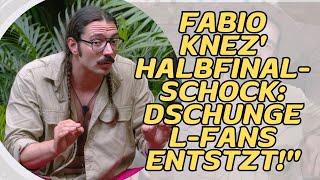 quotSchock bei Fabio Knez HalbfinalAus DschungelFans sind empörtquot [upl. by Annaoi]