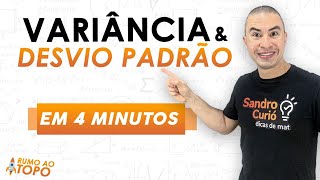 FÁCIL e RÁPIDO  VARIÂNCIA e DESVIO PADRÃO [upl. by Jodie]