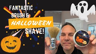 Halloween Shave amp a Fantastic Shave Brush [upl. by Horatia]