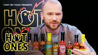 Sean Evans Reveals the Season 9 Hot Sauce Lineup  Hot Ones [upl. by Nogam]