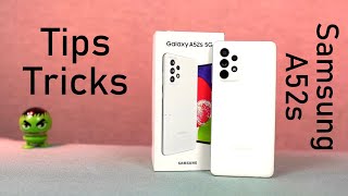 Samsung Galaxy A52s 15 Tips and Tricks [upl. by Ecirtaemed878]