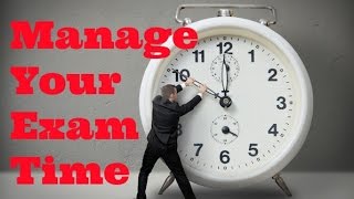 How to Manage Your Time in the Exam [upl. by Alister]