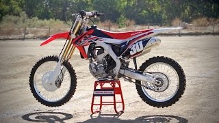 2017 Honda CRF250R  First Impression  TransWorld Motocross [upl. by Ecinuahs482]