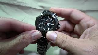 Casio GShock MRG B1000B1ADR Review and connected walkthrough [upl. by Adnert]