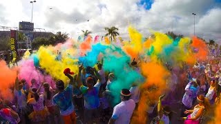 THE COLOR RUN 5k GoPro HERO4 2014 [upl. by Lindie384]