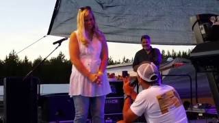 Lonestar  Amazed Live  Chris amp Amber Proposal 2016 [upl. by Enyamert]