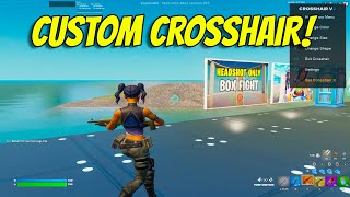 How To Get a Custom Crosshair In Fortnite For Free EASY TUTORIAL [upl. by Ahgem756]