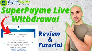 Superpayme Live Withdrawal  Review and Tutorial Real Payment Proof [upl. by Monda]