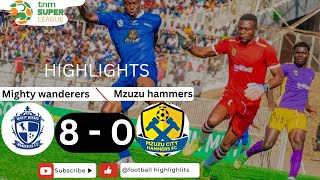 2024 Mighty mukuru wanderers 8  0 Mzuzu city hammers ⚽🔥 Second Round [upl. by Pastelki]