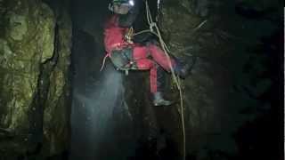 Caving Single Rope Technique Rigging Skills [upl. by Arreip736]