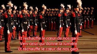 En traîneau 🇫🇷 chant militaire avec paroles [upl. by Nitsur]