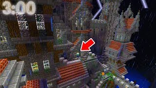 Do NOT Explore Herobrines Castle in Minecraft Pocket Edition at 300 AM [upl. by Fulcher]