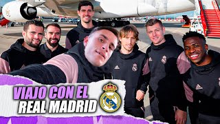 VIAJO con el REAL MADRID para la CHAMPIONS LEAGUE  Vlog [upl. by Guenzi942]