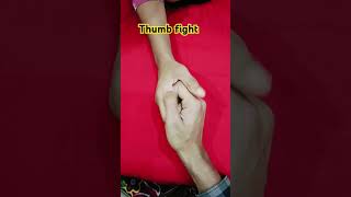 Thumb fight motivation shorts fitness mindgames mentalhealth viralvideo youtubeshorts [upl. by Cohberg]