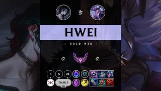 Hwei Mid vs Syndra  KR Master Patch 1411 [upl. by Riamu]