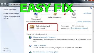 How To Fix Unidentified Network No Internet Access Network Issues in Windows 11 amp Windows 10 [upl. by Mathilda]