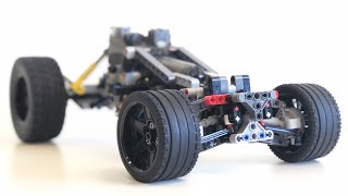 LEGO Technic 4x4 chassis with interaxle differential [upl. by Nomsed297]