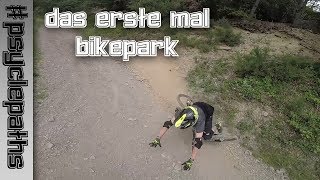 Das erste mal Bikepark  Mtb Vlog 1 Bikepark Hürtgenwald 2018 [upl. by Alyehs]