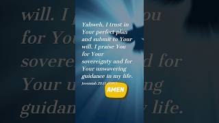 Yahweh I trust in Your perfect plan and submit Jeremiah 2911 ESV 🕊️ god jesus christianity [upl. by Hulton]