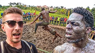 Ugandan Mud Wrestling Madness Gone Wrong 🇺🇬 [upl. by Colan841]