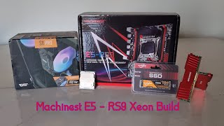 MACHINIST E5RS9  Xeon E5 2650 V4 12C24T Budget PC Build [upl. by Lirbaj]