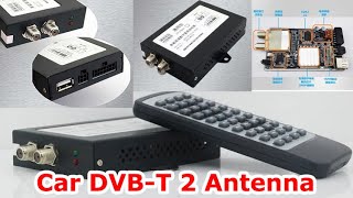 car DVBT digital tv receiver dual antenna support high speed reception performance channel switch [upl. by Enelyt]