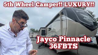 5th wheel camper luxury  Jayco Pinnacle 36FBTS [upl. by Eiral]