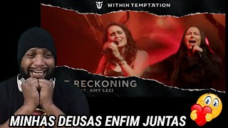 REACT Within Temptation  The Reckoning feat Amy Lee from Evanescence live [upl. by Delos]