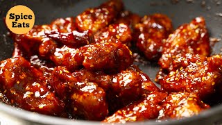 KOREAN FRIED CHICKEN  SWEET AND SPICY KOREAN FRIED CHICKEN  YANGNYEOM CHICKEN [upl. by Silenay]