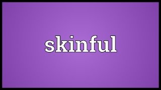 Skinful Meaning [upl. by Moyers]