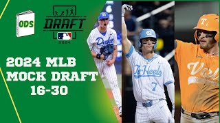 Overdue Sports 2024 MLB Mock Draft Picks 1630 ft DiscussBaseball OCBaseball814 [upl. by Alger]