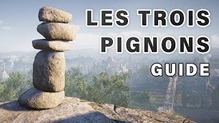 How to Stack Cairn Stones in LES TROIS PIGNONS in Melunois ► Assassins Creed Valhalla [upl. by Hgielrebmik780]