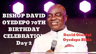 BISHOP DAVID OYEDEPO 70TH BIRTHDAY CELEBRATION  David Olaniyi Oyedepo Bible [upl. by Keily]