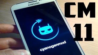 ROM Samsung Galaxy Note 2 GTN7100  CyanogenMod 11 CM11  Como instalar CM 11 en Note 2 [upl. by Ramled]