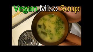 Basic Miso Soup recipe for vegan style [upl. by Duquette]