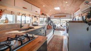 Transforming a School Bus into a Dream Tiny Home on Wheels [upl. by Sachsse]