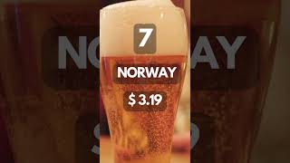 Pay Through the Nose TOP 10 Countries Where Beer Costs a FORTUNE [upl. by Olatha361]