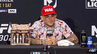 Dustin Poirier PostFight Press Conference  UFC 302 [upl. by Grof555]