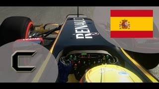 GP dEspagne Course  F1 2013 Saison 3 [upl. by Esilec141]