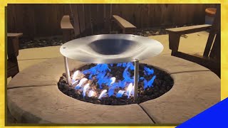 Fire Pit Heat Deflector HeatSaver Review [upl. by Jolyn]