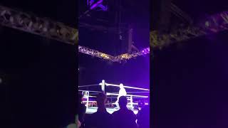 Grayson Waller enters entrance wwe live Glasgow Scotland last year [upl. by Ahsaet316]