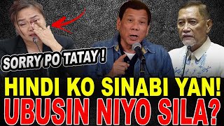 KAKAPASOK LANG QUADOM NAPAHIYA DUTERTE ABSWELTO MARCOS AT TAMBALOSLOS SUPALPALPROTEKTOR NG ADlK [upl. by Noired]