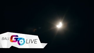 SOLAR ECLIPSE VIDEO FROM BALI BaliGoLiveEvent [upl. by Aisul]