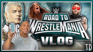 BIG DWAYNE ENERGY  WWE ROAD TO WRESTLEMANIA 31024 VLOG Lafayette Louisiana [upl. by Wilmer]