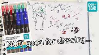 HOW GOOD ARE PENGEAR PERMANENT MARKERS [upl. by Yanrahc853]