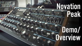 Novation Peak Synth Demo amp Overview [upl. by Yedoc]