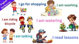 Daily Use English Sentences  Action Verbs  Fun Learning Sentences Englishstarq9x [upl. by Dirfliw273]