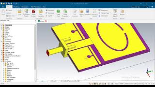 metamaterialbased antenna onchip 725–81 GHz SAR reduction conformal absorber metasurface on CST [upl. by Idolah]